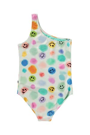 Light coloured one shoulder swimsuit MOLO KIDS | 8S24P5086990